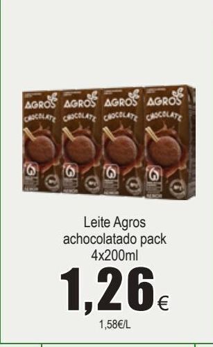 Froiz Achocolatado agros promoção