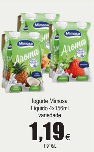 Iogurte mimosa