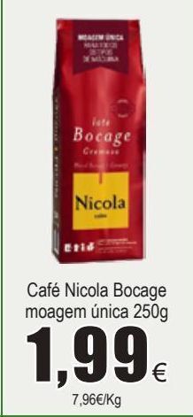 Froiz Café nicola promoção