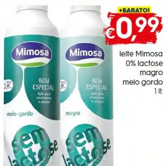 Bolama Leite Mimosa 0% Lactose Magro Meio Gordo 1lt promoção
