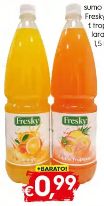 Bolama Sumo Fresky F. Tropicais Laranja 1,5lt promoção