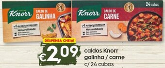 Bolama Caldos Knorr Galinha/Carne c/24 Cubos promoção