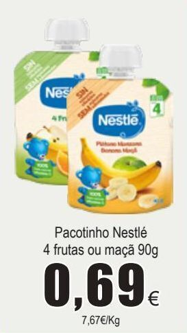Polpa de frutas nestlé