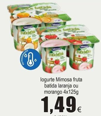 Froiz Iogurte mimosa promoção