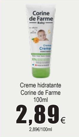 Froiz Creme hidratante corine de farme promoção
