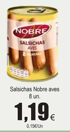 Froiz Salsicha nobre promoção