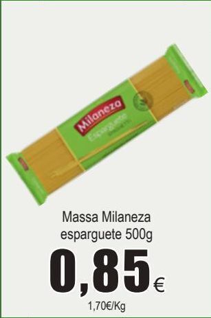 Froiz Macarrão milaneza promoção
