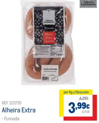 Makro Alheira Extra promoção