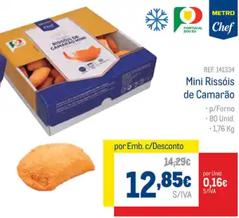 Makro Mini Rissóis de Camarão 1,76kg promoção