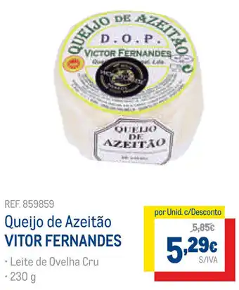 Makro Queijo de Azeitão Victor Fernandes 230g promoção