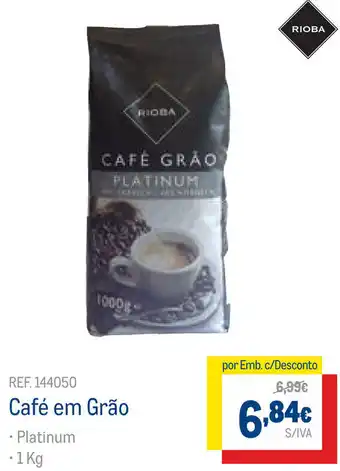 Makro Café em Grão Platinum 1kg promoção
