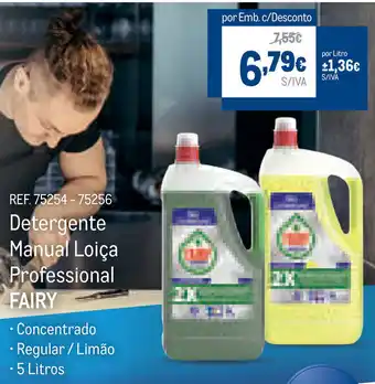 Makro Detergente Manual Loiça Professional Fairy 5L promoção