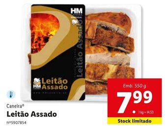 Lidl Caneira Leitão Assado 550g promoção