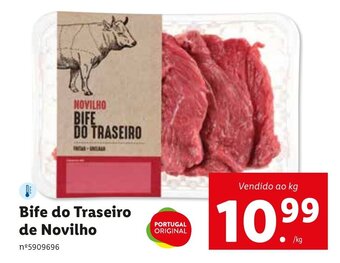 Lidl Bife do Traseiro de Novilho promoção