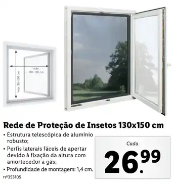 Rede de Proteção de Insetos 130x150cm