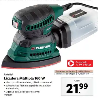 Lidl Paekside Lixadora Múltipa 160W promoção