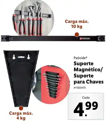 Lidl Parkside Suporte Magnético/Suporte para Chavez Carga Máx 10kg/ Carga Máx 4kg promoção
