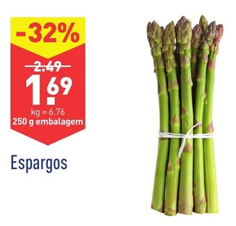 ALDI Espargos 250g promoção