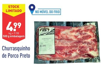 ALDI Churrasquinho de Porco Preto 500g promoção