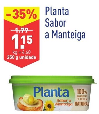 ALDI Planta Sabor a Manteiga 250g promoção