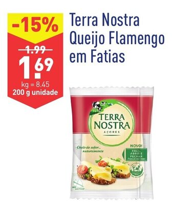 Terra Nostra Queijo Flamengo em Fatias 200g
