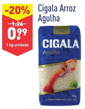ALDI Cigala Arroz Agulha 1kg promoção