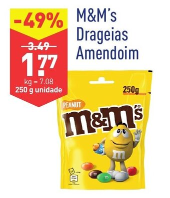 M&M's Drageias Amendoim 250g