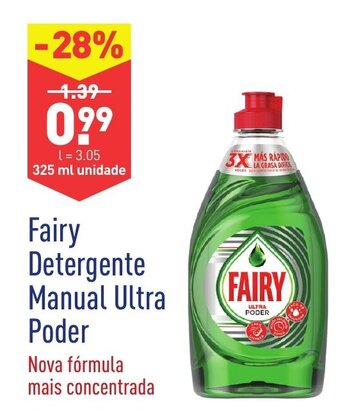 Fairy Detergente Manual Ultra Poder 325ml
