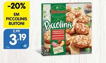 Minipreço Pizza congelada buitoni promoção