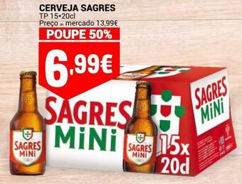 Cerveja sagres mini