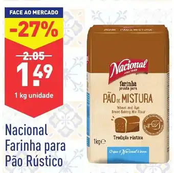 Nacional Farinha para Pão Rústico 1kg