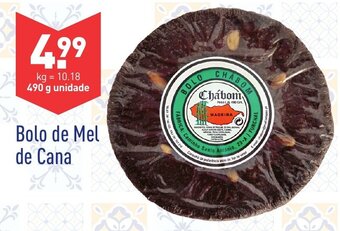 Bolo de Mel de Cana 490g