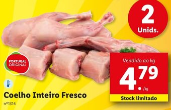 Lidl Coelho Inteiro Fresco promoção