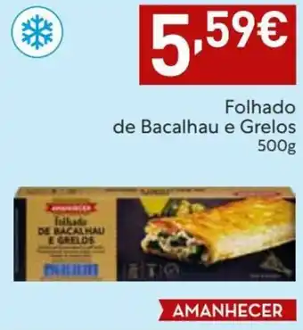 Amanhecer Folhado de Bacalhau e Frelos 500g promoção