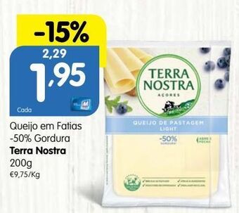 Minipreço Queijo fatiado terra nostra promoção