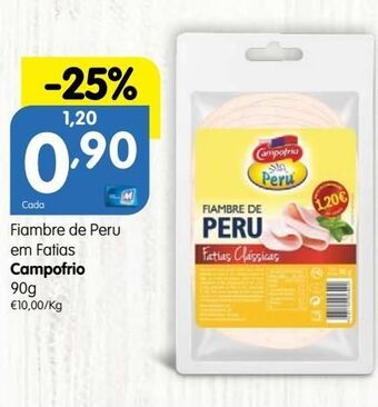 Minipreço Presunto de peru campofrio promoção