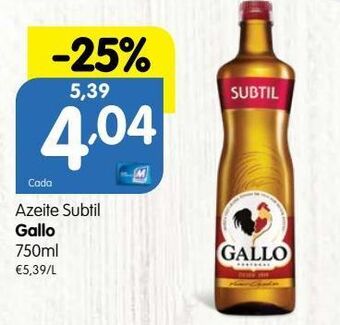 Minipreço Azeite extravirgem gallo promoção