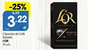 Minipreço Cápsulas de café l'or promoção