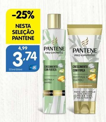 Minipreço Produtos para o cabelo pantene promoção