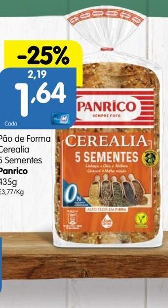 Minipreço Pão de forma panrico promoção