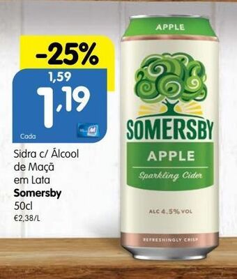 Minipreço Sidra somersby promoção