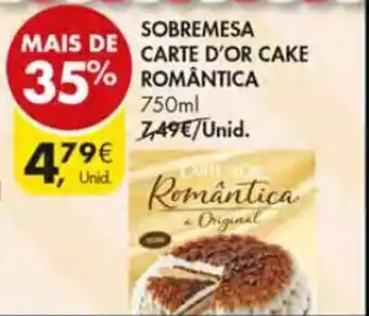 Pingo Doce Sobremesa Carte D'or Cake Romãntica 750ml promoção