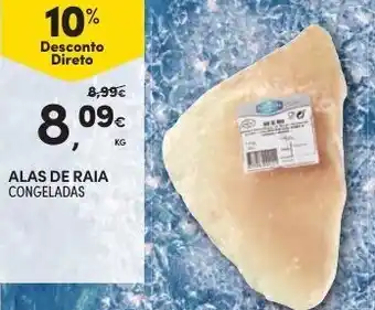 Continente Alas de Raia Congeladas promoção