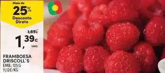 Continente Framboesa Driscoll's 125g promoção