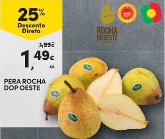 Continente Pera Rocha DOP Oeste promoção