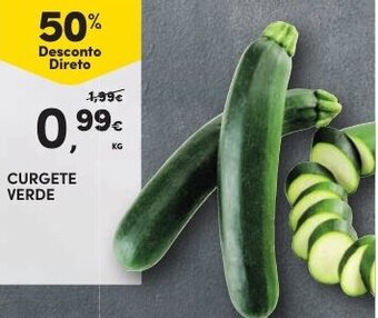 Continente Curgete Verde promoção