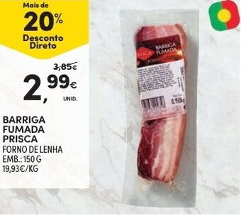 Continente Barriga Fumada Prisca 150g promoção