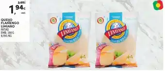 Continente Queijo Falmengo Limiano Fatias 200g promoção