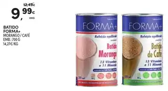 Continente Batido Forma+ 700g promoção