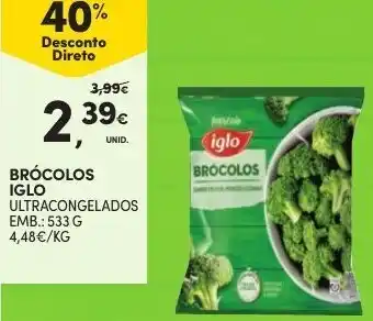 Continente Brócolos Iglo 533g promoção